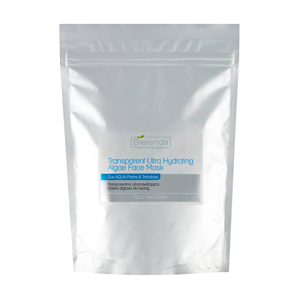Ультразволожувальна альгінатна маска для обличчя Bielenda Professional Face Program Transparent Ultra Hydrating Algae Face Mask, 190 г (запасний блок)